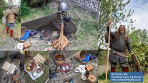 Faering visit -Equipment for a one person Viking era school visit